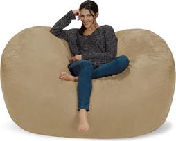 Chill Bag - Bean Bag Chair Druckknopfstiel Lounger Bean Bag, didelis