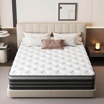 Čiužinys 180 x 200 cm "Box Spring" lovos kietumas H3, tinka vaikams ir suaugusiesiems, sertifikuotas "Oeko-Tex", ergonomiškas 7 zonų čiužinys, aukštis 20 cm