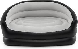 COSTWAY pripučiama sofa, dvivietė oro sofa su kimštiniu paviršiumi ir porankiais, pripučiama sofa lauke, patalpoje, stovyklavietėje, kelionėje, 143 x 96 x 74 cm