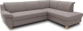 DOMO. kolekcija Panama kampinė sofa, klasikinė kampinė L formos sofa, kampinė sofa, kampinė sofa, kampinė 254 x 186 x 80 cm (plotis x gylis x aukštis), Taupe