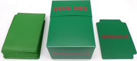 docsmagic.de Kortų dėžutė + 100 kortų dėklų Green Sleeves Standard - Kortų dėžutė ir kortų dėklai Green - PKM - MTG