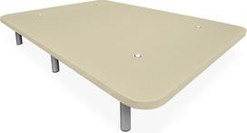 DUÉRMETE ONLINE - sustiprintas minkštasuolio rėmas lovos stabilumui ir atsparumui su 5 skersiniais ir 6 metalinėmis kojelėmis su sriegiu 27 cm 90 x 190 cm Smėlio spalvos