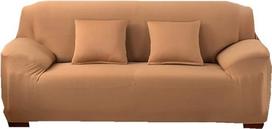 Elastingas minkštas sofos dangtelis Slipcover "All-Inclusive" neslystančio tempimo Spandex fotelio dangtelis Klasikinis paprastas neslystantis sofos dangtelis 1 2 3 4 sėdimoms vietoms Camel 2 sėdimoms vietoms 145-185 cm