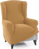 FAVERTI® Super elastingas 3 vietų sofos užvalkalas nuo 160 iki 190 cm Novel Yellow Quality Jacquard Fabric Cotton Feel Sofos apsauga Ausinės
