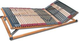 FMP Matratzenmanufaktur 22-2007 Rhodos KF 7 zonų skersinis rėmas Reguliuojama galvos ir kojų atrama Dviguba pakuotė 44 skersiniai ir vidurinis diržas