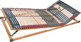FMP Matratzenmanufaktur 22-2007 Rhodos KF 7 zonų skersinis rėmas Reguliuojama galvos ir kojų atrama Dviguba pakuotė 44 skersiniai ir vidurinis diržas