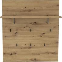 FORTE TRONDHEIM Drabužių skydas, medžio medžiaga, "Artisan Oak", 89,1 x 100 x 30 cm
