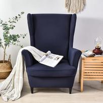 Fotelio dangtelis Wingback kėdės dangtelis Fotelio dangteliai Stretch fotelio dangtelis Wingback kėdės dangtelis Marine