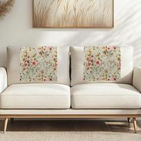 Galvos atlošo dangteliai Derliaus gėlių modelio neslystantis sofos Slipcovers Baldų apsauga Housewarming dovanų 2 pakuotės
