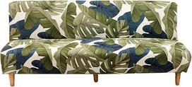 Futon Slipcovers Stretch Armless Sofa apsauginis dangtelis Baldų apsauga sulankstomam Futon Armless Sofa Cover Sulankstomas sofos skydas su elastingu dugnu