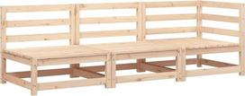 Gartensofa 3-Sitzer Massivholz Kiefer 210x70x67 cm Modernes Design Robustes Outdoor Sofa für Terrasse Balkon Garten Lounge Möbel Set mit Ecksofa