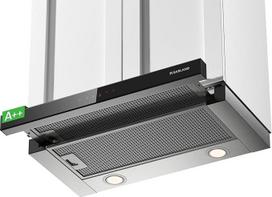GASLAND BR60SS A++ Gartraukis 60 cm pločio konvekcinis stiklinis priekinis su jutikliniu jutikliu ir plokščiu ekranu 566 m³/h su CF176 aktyvuotos anglies filtru, integruotas plokščias tylus ištraukimo gaubtas Nerūdijantis plienas