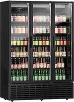 GGM Gastro | GKSS1500 | Gėrimų šaldytuvas - 1500 litrų, 3 stiklinės durys ir LED apšvietimas