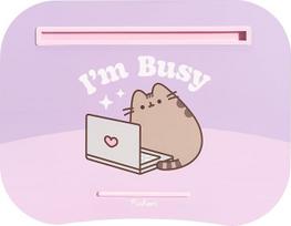 Grupo Erik Nešiojamojo kompiuterio pagalvėlė Pusheen The Cat Laptop Stand Notebook Cushion 34 x 44 cm PC Accessories Laptop Pad - Official Pusheen Merch, Lilac