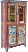 GURU SHOP 21 modelio stiklinė spintelė su lentjuostėmis 152 x 81 x 38 cm