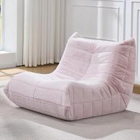 Hobestluk Bean Bag Adult Giant Bean Bag Memory Foam Bean Bag Sofa su užpildu Faux Fur Židinys Bean Bags Lazy Sofa gyvenamajame kambaryje