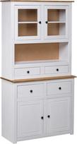 Hoge kast Panama Range 93 x 40,5 x 180 cm Massief Grenenhout Balta