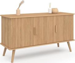 IDMarket - Bufetas 110 cm "Juliette Effet Lattes" su 3 prievadais
