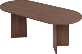 Išskleidžiamas valgomojo stalas riešuto spalvos 160-200 cm x 90 cm x 75 cm | 100 % melaminu dengtos medžio drožlių plokštės, 25 mm storio | Tvirtas metalinis rėmas puikiai tinka moderniam valgomajam ir bendravimui