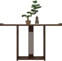 Japonų zen konsolinis sofos stalas Elegantiška siaura įėjimo ekrano platforma prieškambariui Gyvenamasis kambarys Fojė