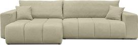 Kampinė sofa su miego funkcija (125 x 232) - Kampinė sofa su lovos dėže - Laidinė sofa - Sofa lova su lovos dėže - Matmenys: 278 x 145 cm.