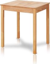 KHG valgomojo stalas Buko medienos masyvas 70 x 60 cm Kaimo namų stilius Tiesus kraštas 2-4 žmonėms Nesenstantis medinis stalas Kompaktiškas aukštis 75 cm Virtuvės stalas Mažas ir tvirtas