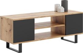 KOBI Focus TV spintelė, 135 x 40 x 49 cm, TV staliukas, Pramoninis stilius, Pramoninio stiliaus TV spintelė, TV baldai Svetainės spintelės, TV staliukas, RTV spintelė, TV spintelė, Žemoji lenta