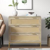 Komoda su 3 stalčiais Komoda miegamajam Komoda su stalčiais Malm komoda Daug vietos saugojimui Tinka gyvenamajam kambariui Miegamajam Biurui 80W x 40D x 75H cm