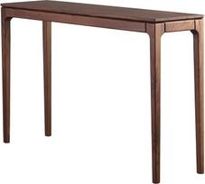 Konsolentisch Holz mit Schubladen, Console Table mit Abgerundeten Ecken, Geeignet für Flur und Wohnzimmer(Brown,130x35x80CM/51x14x31IN)