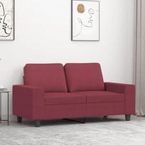 LAPOOH 359389 Dvivietė sofa, Vyno raudona, 120 cm, audinys, poilsio sofa, sofos ir kušetės, poilsio sofa, svetainės sofa, sofa su - 359389