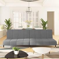 LAPOOH 375874 Dvivietė sofa-lova, šviesiai pilkas aksomas, svetainės sofa, sofos ir kušetės, poilsio sofa, svetainės sofa, 375874