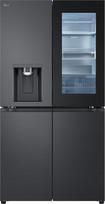 LG GMG961NPKE kelių durų šaldytuvas-šaldiklis su "InstaView", 637 L, visiškai be šerkšno, "DoorCooling+", "LINEARCooling", "Wi-Fi", "Essence" juodas plienas [E energinė klasė]