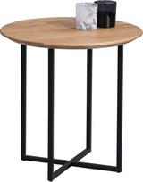 M2 Kollektion Keno 1 kavos staliukas / staliukas, medis, rudas, skersmuo 45 cm, aukštis 46 cm