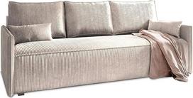 Masseno MESTOR Sofa su miego funkcija, sofa su lovos dėže, svetainės sofa, sofa, sofa lova, sofos komplektas, smėlio spalvos, POSO 02