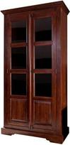 MASSIVMOEBEL24.DE Oksfordo akacijos vitrina 98 x 46 x 191 cm Spalva: Spalva: tamsiai ruda lakuota Dydis: 98 x 46 x 191 cm (plotis x gylis x aukštis)