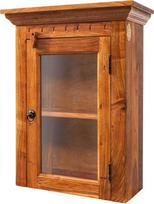 MASSIVMOEBEL24.DE Oksfordo pakabinama vitrina Akacijų spalva Šviesiai ruda lakuota Dydis: 52 x 24 x 69 cm (plotis x gylis x aukštis)