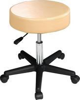 Master Massage Non-Costco Rolling Stool Swivel Stool Work Stool Practice Stool Cosmetic Stool Cream Beige
