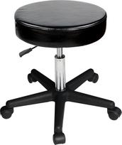 Master Massage Non-Costco Rolling Stool Swivel Stool Work Stool Practice Stool Cosmetic Stool Black
