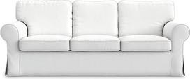MASTERS OF COVERS IKEA Ektorp 3 sėdimų vietų sofos užvalkalas poliesteris Petite Cold White Pakaitinis užvalkalas 218 x 88 x 88 cm