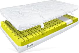 Matratzen Perfekt 9 zonų "Terra Med Visco Cold Foam" čiužinys 140 x 200 cm - su "Visco" pečių zona ir "Memory Foam" didelio tankio "Tencel" užvalkalu, kietumas H4, aukštis 24 cm