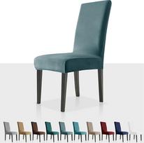 MAXIJIN Stretch Velvet kėdžių užvalkalai, nuimami, pliušiniai, veliūriniai, skirti valgomajam, virtuvei, viešbučiui, ceremonijai