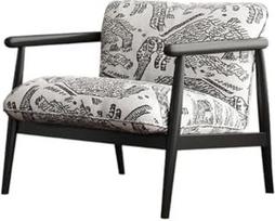 Mid-Century Modern Sofa Stuhl Set - Plüsch Samt, Stabiler Stahlrahmen, Hochhärte Felsplatte für Wohnzimmer, Balkon, Hotel, Büro Lounge