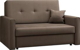 Mirjan24 Viva Bis II sofa su miego funkcija, dvivietė minkšta sofa su lovos dėže ir pagalvėlėmis, sofos-lovos komplektas, sofa-lova, gyvenamasis peizažas, pasirinktos spalvos (Manila 05)