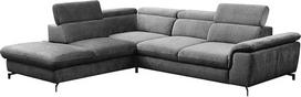 Mirjan24 Wenanty kampinė sofa, minkštas kampas, metalinės kojelės, kampinė svetainės sofa, L tipo sofa svetainei, sofos komplektas, pasirinktos spalvos (Vogue 16, kraštinė: kairė OT-2R)