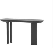 Modernus minkštasuolis, Wohnzimmer Tisch für Couch, für Die Platzierung Hinter dem Sofa Geeignet, Passend für Flure, Eingangsbereiche, Wohnzimmer (juodas, 160x35x86cm/63x14x34in)