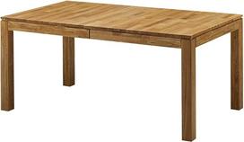 moebel-eins LISSABON valgomojo stalas / išskleidžiamas stalas Medinis stalas Medžio masyvo stalas Alyvuotas laukinis ąžuolas 140/180/220 x 90 cm