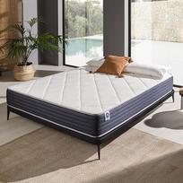 naturalex - Ideal Visco - Čiužinys 140 x 190 cm - 25 cm - H4 - Vidutinio kietumo - Viskoelastinės putos su mėlynojo latekso technologija - HR sistema - geriausias prisitaikymas per 7 zonas - taškinis elastingumas - Oeko-Tex