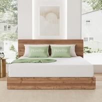 Novilla Matratze 160x200 H3 7-Zonen Gelschaum Matratzen mit Atmungsaktive Bambus-Schaum 60°Waschbare Bezug Öko-Tex CertiPUR US Rollenmatratze 18cm Mittel
