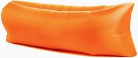 Oro pupelių maišas, oro sofa lauko kempingas, pripučiama kėdė, pripučiama paplūdimio sofa, su nešiojamuoju paketu (oranžinė)