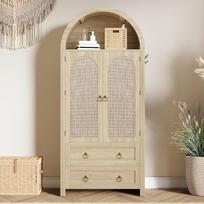Pinti arkos stiliaus Sideboard Dvigubi stalčiai Derliaus Sideboard Gyvenamasis kambarys miegamasis sandėliavimo spinta
